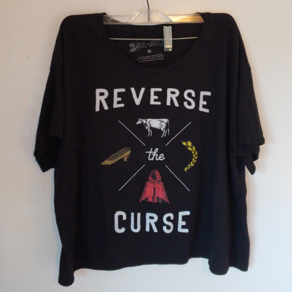 Whosits and whatsits black tee shirt